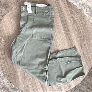 Loft Olive Green Denim (NWT)